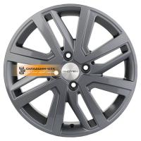 6*16 4*100 ET46 54,1 Khomen Wheels KHW1609 (Rio II/Solaris II) Gray