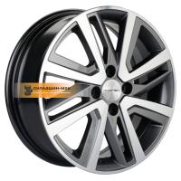 6*16 4*100 ET46 54,1 Khomen Wheels KHW1609 (Rio II/Solaris II) Gray-FP