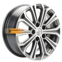 6,5*16 5*112 ET46 57,1 Khomen Wheels KHW1610 (Octavia) Gray-FP