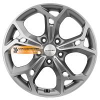 7*17 5*114,3 ET45 66,1 Khomen Wheels KHW1702 (Teana/X-trail) Gray-FP