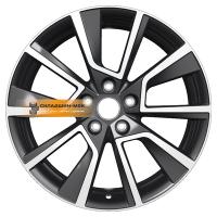 7*18 5*114,3 ET35 66,1 Khomen Wheels KHW1802 (Koleos) Black-FP