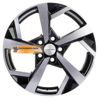 7*17 5*114,3 ET45 66,1 Khomen Wheels KHW1712 (Teana/X-Trail) Black-FP