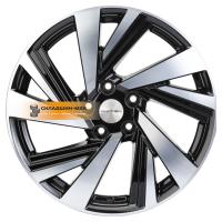 7,5*18 5*114,3 ET50 66,1 Khomen Wheels KHW1801 (Murano) Black-FP