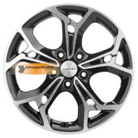 7*17 5*114,3 ET40 66,1 Khomen Wheels KHW1702 (Qashqai) Black-FP