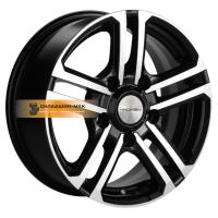 6,5*16 5*139,7 ET40 98,5 Khomen Wheels KHW1602 (Niva 4x4) Black-FP