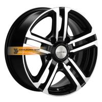 6,5*16 5*139,7 ET35 98,5 Khomen Wheels KHW1602 (Niva 4x4 Bronto) Black-FP