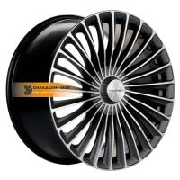 8,5*20 5*112 ET38 66,6 Khomen Wheels KHW2008 (Mercedes Front) Gray-FP
