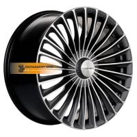 9,5*20 5*112 ET38 66,6 Khomen Wheels KHW2008 (Mercedes Rear) Gray-FP