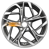 7*17 5*114,3 ET45 60,1 Khomen Wheels KHW1716 (Changan/Geely/Lexus/Toyota) Gray-FP