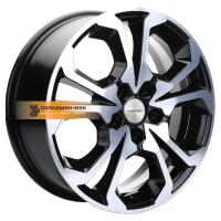 6,5*17 5*114,3 ET45 54,1 Khomen Wheels KHW1711 (Coolray) Black-FP
