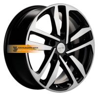 6,5*16 5*115 ET41 70,2 Khomen Wheels KHW1612 (Astra) Black-FP