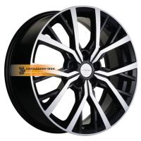 7*18 5*114,3 ET35 66,1 Khomen Wheels KHW1806 (Koleos) Black-FP