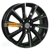 6*16 5*105 ET39 56,6 Khomen Wheels KHW1604 (Aveo) Black-FP