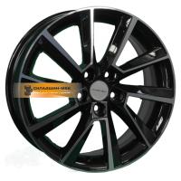 6*16 5*100 ET40 54,1 Khomen Wheels KHW1604 (Prius) Black-FP