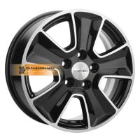 6,5*16 5*114,3 ET45 54,1 Khomen Wheels KHW1601 (Geely Atlas Pro) Black-FP