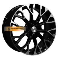 7*17 5*112 ET40 57,1 Khomen Wheels KHW1718 (Kodiaq/Tiguan) Black-FP