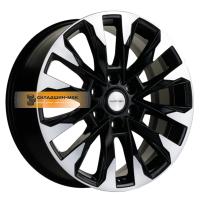 8*20 6*139,7 ET36 100,1 Khomen Wheels KHW2010 (Tank 300/500) Black-FP