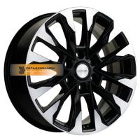 8*20 6*139,7 ET28 78,1 Khomen Wheels KHW2010 (Chevrolet Tahoe) Black-FP