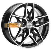 7*17 5*110 ET45 67,1 Khomen Wheels KHW1709 (DFM580) Black-FP
