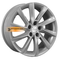 6*16 5*100 ET38 57,1 Khomen Wheels KHW1604 (Kamiq/Rapid/Scala) F-Silver
