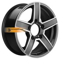 6,5*16 5*139,7 ET35 98,5 Khomen Wheels KHW1614 (Niva 4x4 Bronto) Gray-FP