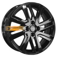 6*16 4*100 ET46 54,1 Khomen Wheels KHW1609 (Rio II/Solaris II) Black