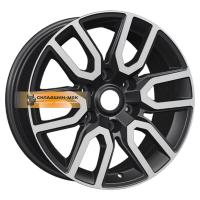8*17 6*139,7 ET38 67,1 Khomen Wheels KHW1723 (Pajero Sport) Black-FP