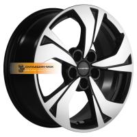 7*17 5*114,3 ET35 66,1 Khomen Wheels KHW1724 (Nissan Juke) Black-FP