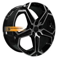 7,5*19 5*114,3 ET40 60,1 Khomen Wheels KHW1909 (NX/RAV4) Black-FP