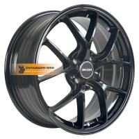 7*17 5*100 ET48 56,1 INCH FA8538 Full Black Round