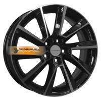 6*16 5*110 ET50 67,1 Khomen Wheels KHW1604 (BAIC U5 Plus) Black-FP